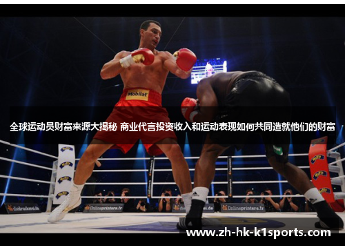 全球运动员财富来源大揭秘 商业代言投资收入和运动表现如何共同造就他们的财富